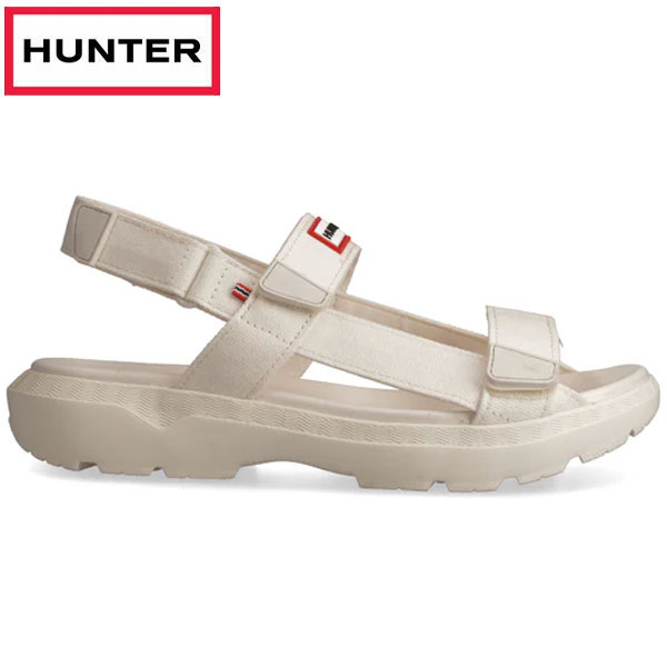 ハンター HUNTER ユニセックス イージー ウェビング ストラップ サンダル UFF7136CAA-WHW