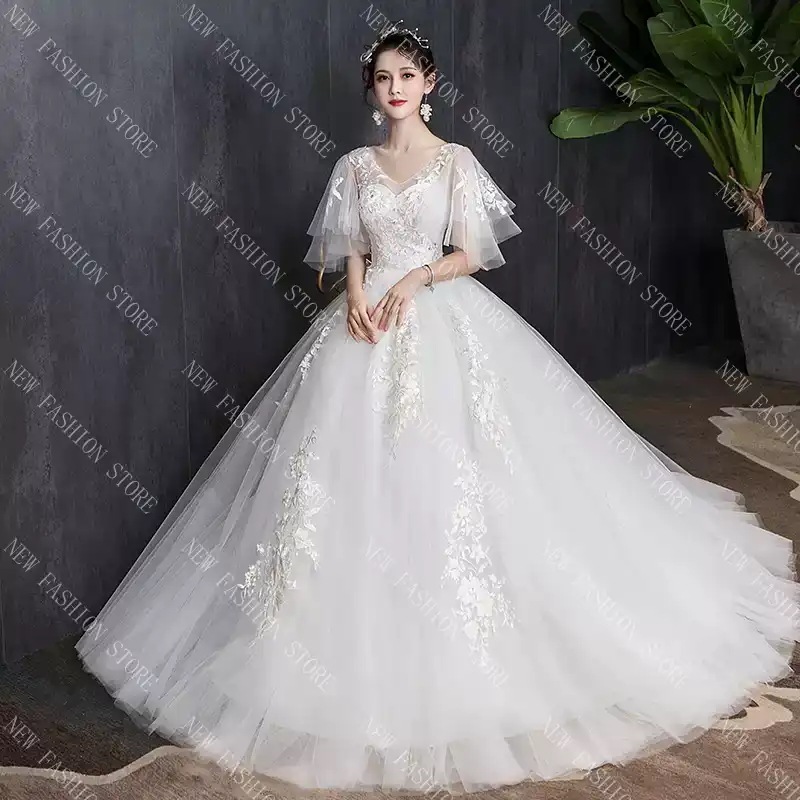 ウエディングドレス 白-96