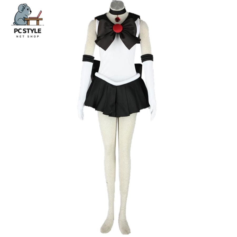 凄く人気がある少女戦士セーラームーン冥王せつなめいおうせつな風コスプレ衣服仮変ハロウィンクリスマスプレゼント祭りコスチューム