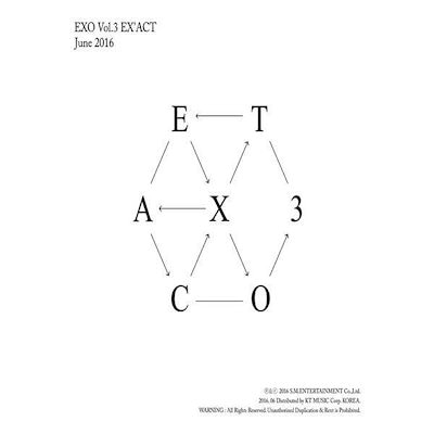 Qoo10 韓国 ラッキーワン Exo Exact 3rdアルバム