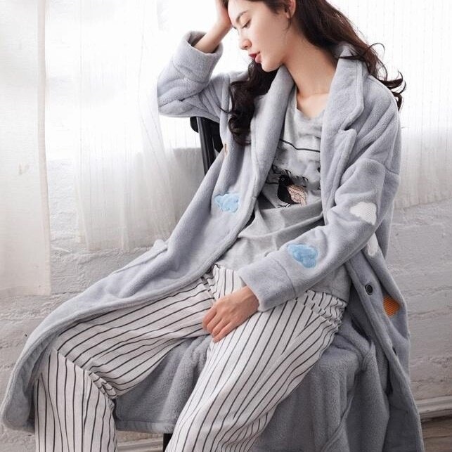 安心発送 パジャマ レディース 冬 ルームウェア レディース 冬 パジャマ ワンピース 前開き 着る毛布 ルー ルームウェア カラー Color 1 Www Aykome Com Tr