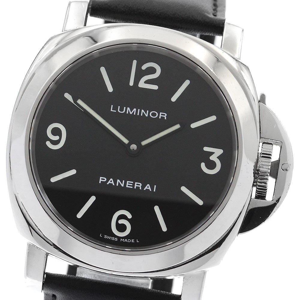 パネライ PANERAI PAM00002 ルミノールベース 手巻き メンズ 内箱・保証書付き_903744【中古】
