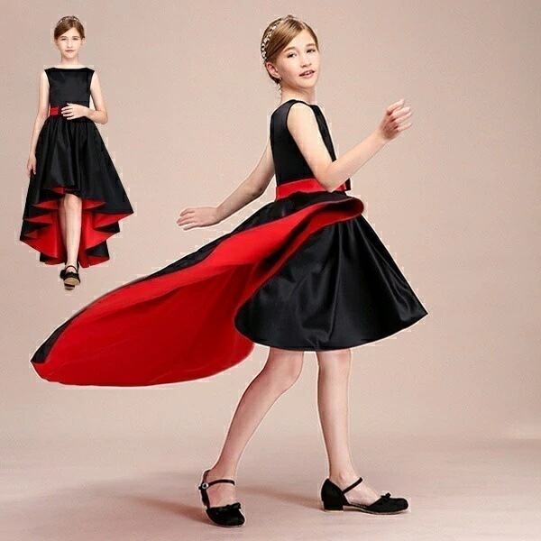 ドレス 子供 ピアノ 発表会 ピアノ発表会 中学生 ワンピース 女の子 フィッシュテールドレス ショート丈ドレス ショート丈 膝丈 結婚式 ジュニア ピアノ発表会ドレス ノースリーブ パーティードレス