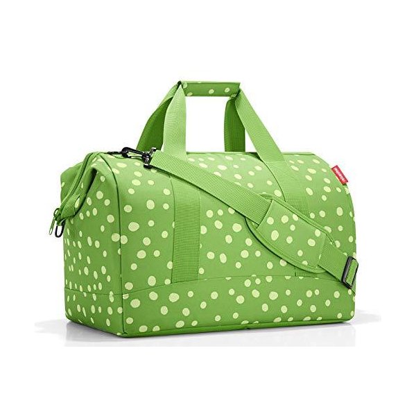 Reisenthel Unisex Adult s Travel Tote， Multicolour (Spots Green)， 48cm=18.89 並行輸入品