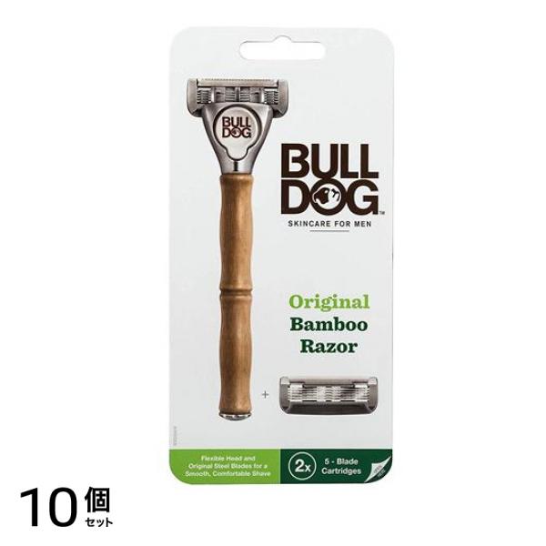 ブルドッグ(Bulldog) オリジナルバンブーホルダー 刃付き+替刃1コ 1セット 10個セット