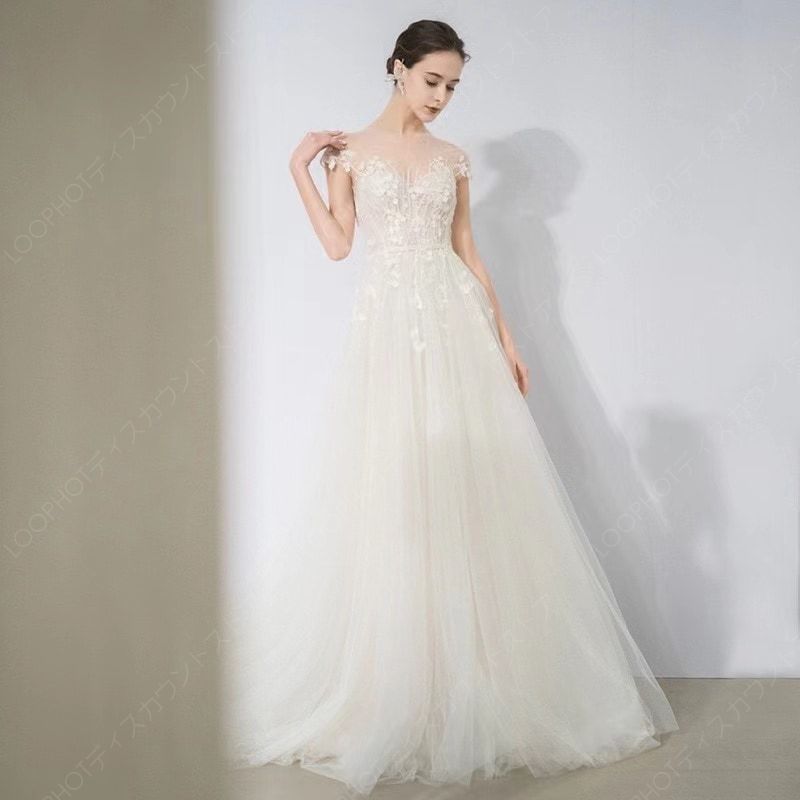 マキシワンピース シフォンワンピース ドレス マキシ丈ワンピース 通勤 結婚式 白 ホワイト 春 ロング ノースリーブ マキシワンピ ワンピース レディース-10