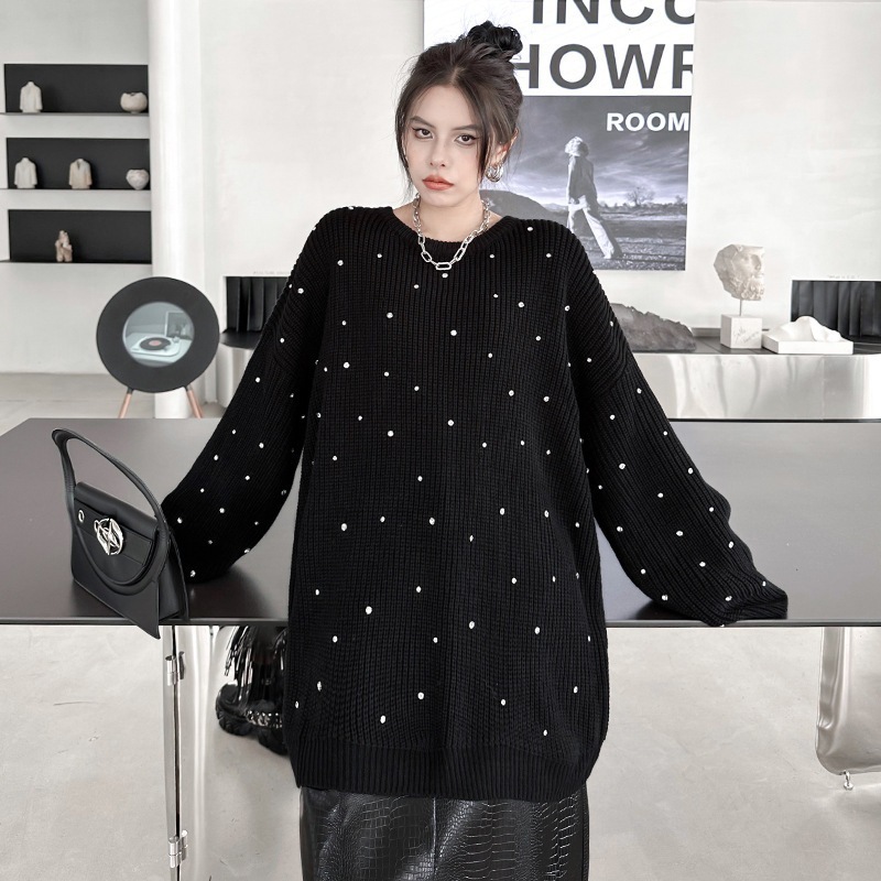 新作 おしゃれ 丸ネック セーター トップス アウター ゆったり ラウンドネックニット ベーシックニッ オシャレベーシックニット