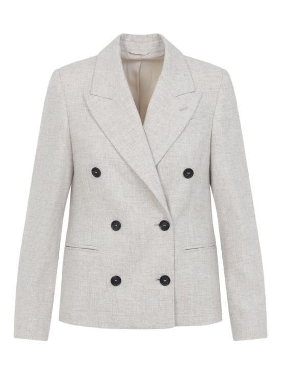 BRUNELLO CUCINELLI Women Suit Jackets MB1627414 C012 Beige