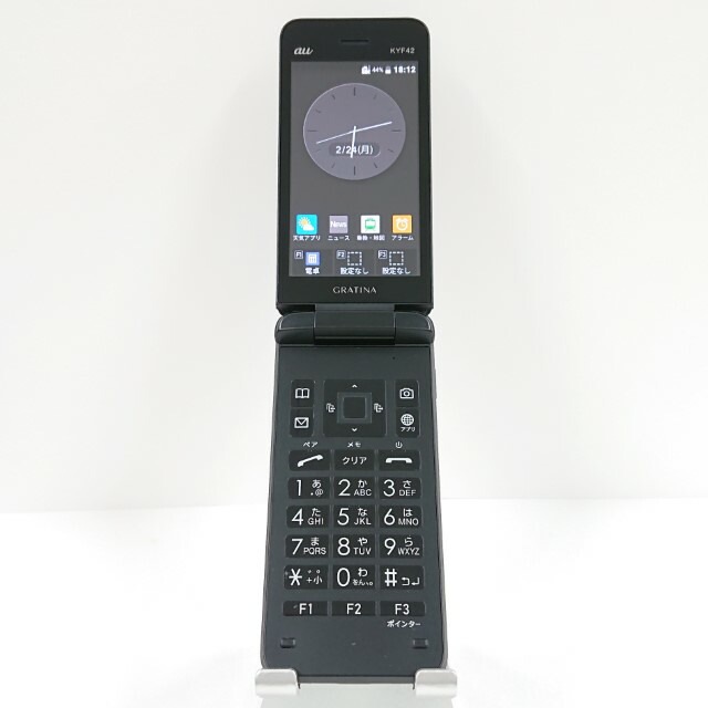 GRATINA KYF42 au ブラック 送料無料 本体 c10166 【中古】