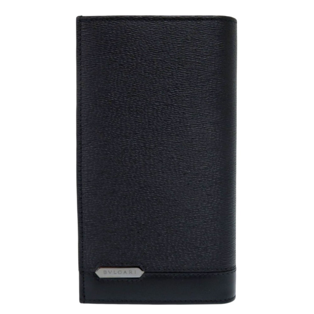 未使用品 セルペンティ 282852 長財布 レザー ブラック 0801【中古】 メンズ