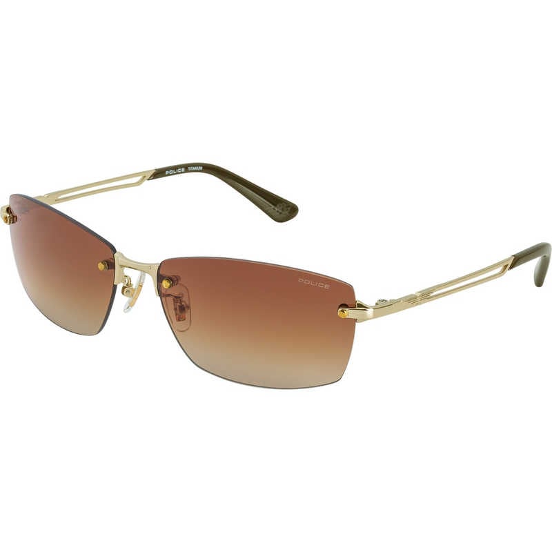 デリーゴジャパン　WIND SPLG39J 300P シャイニーWHゴールド/偏光ブラウングラデーション