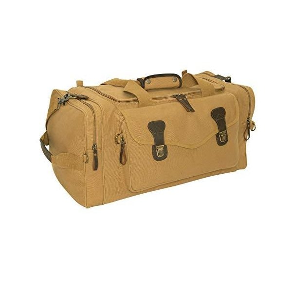 Rothco Canvas Long Weekend Bag (Coyote Brown) 並行輸入品