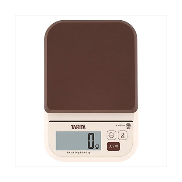 タニタ デジタルクッキングスケール ブラウン K50505125