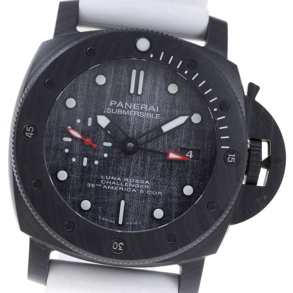 パネライ PANERAI PAM01039 サブマーシブル ルナ・ロッサ GMT 自動巻き メンズ _839510【中古】