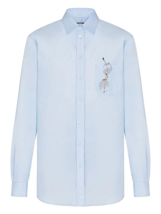 MOSCHINO Women Shirts 02250531 1293 AZURE