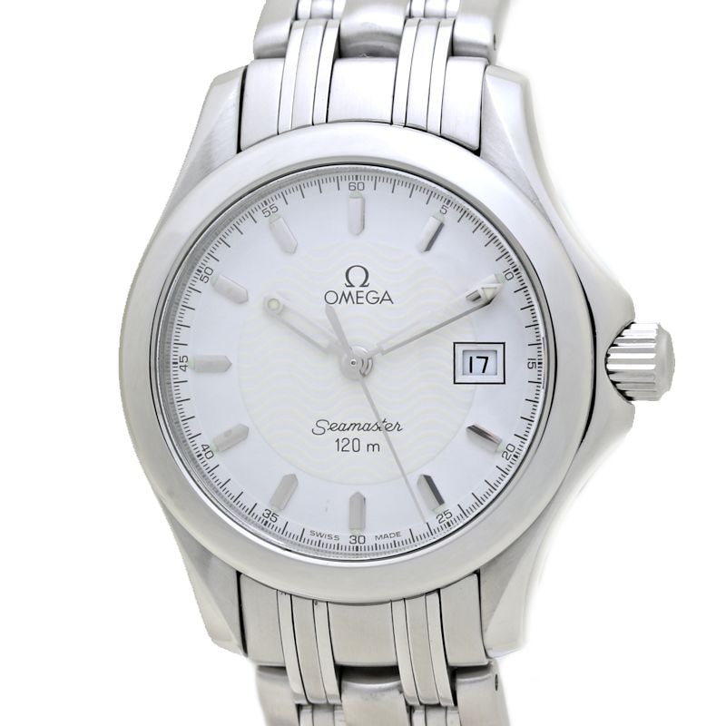 シーマスター 120m 2571.21.00 ステンレススチール レディース /39686【中古】【腕時計】
