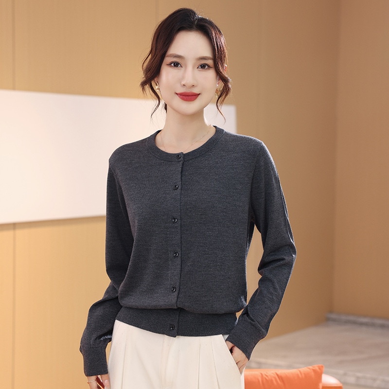 ファインウールセーター レディース ツーピースセット 16本針ウールニットセーター レディース ベストセット セーターカーディガン