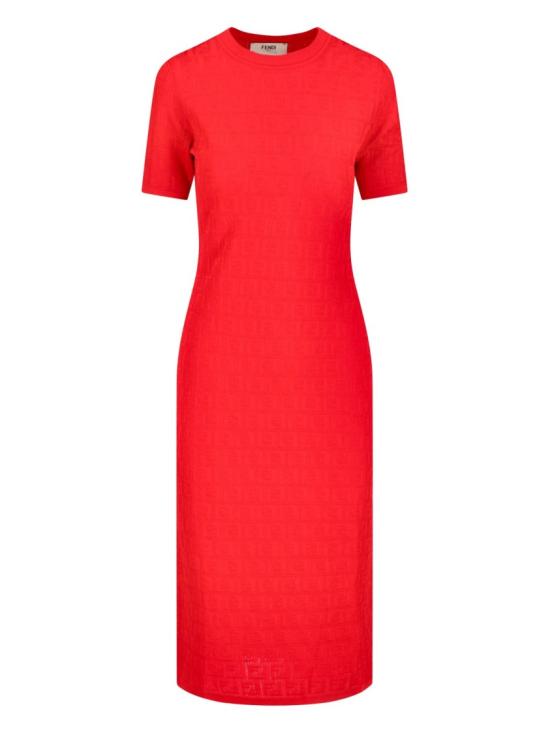FENDI Women Dresses FZDD59AUZRF1SAX Red