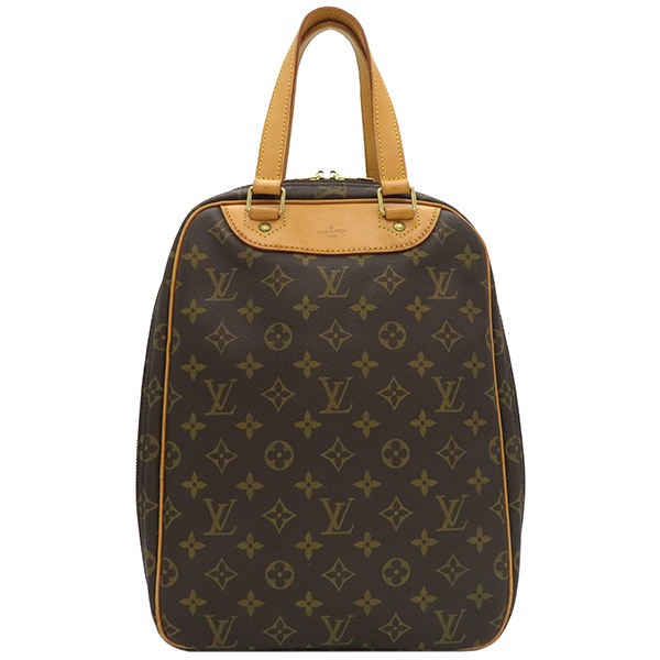 ルイヴィトン LOUIS VUITTON ハンドバッグ エクスキュルシオン モノグラムキャンバス モノグラム ゴールド金具 シューズバッグ 茶 鍵・パドロック欠品 M41450 VI0956【中古】