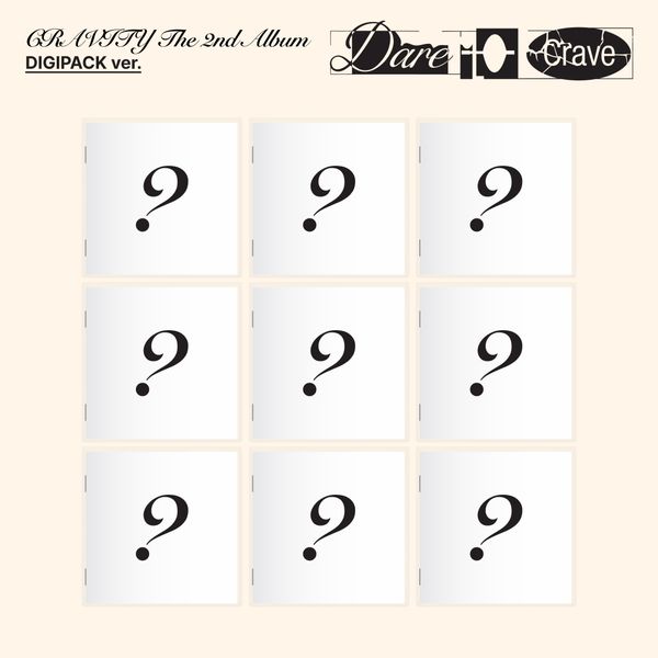 [9種セット] (DIGIPACK Ver.) CRAVITY 2集アルバム [Dare to Crave] チャート反映 公式グッズ