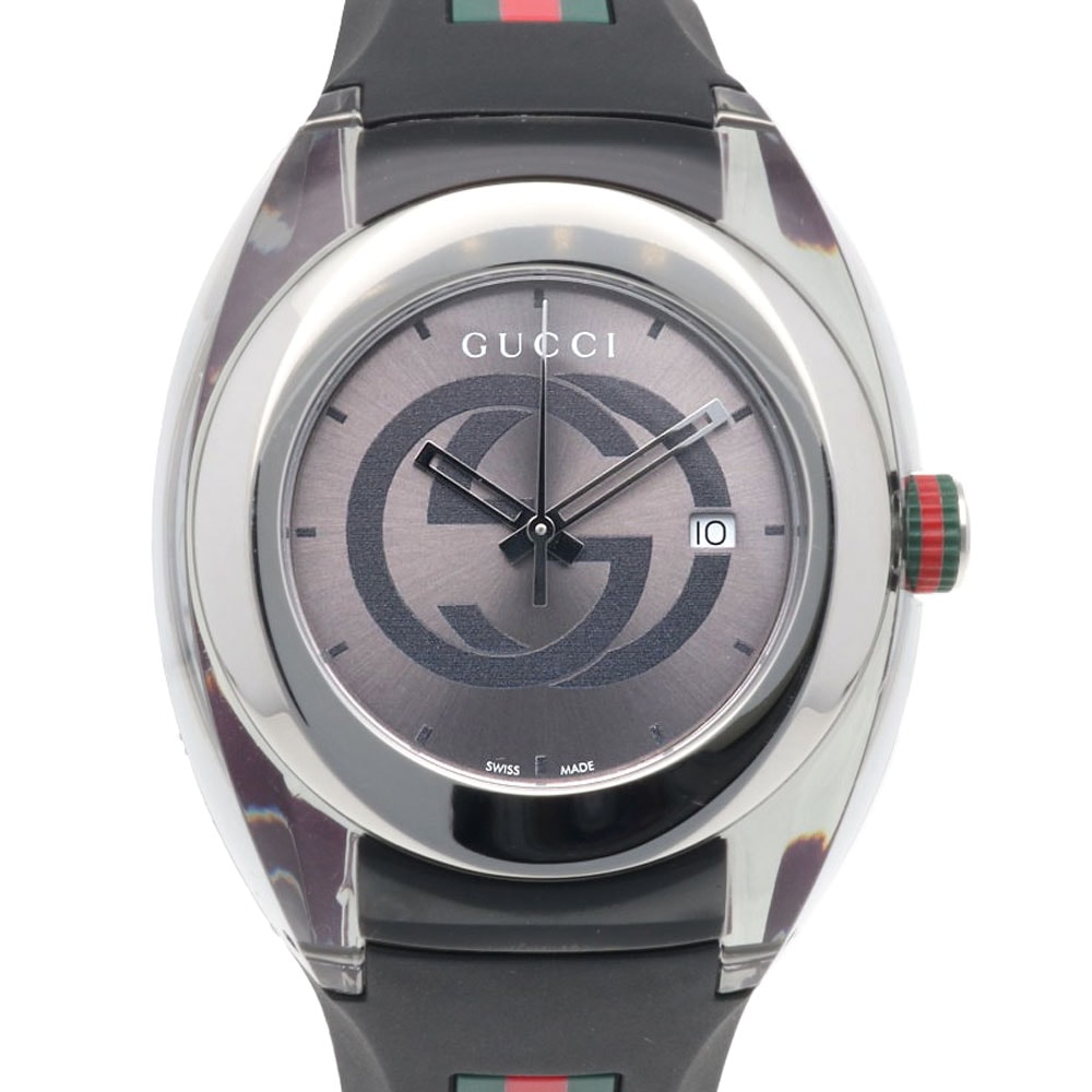 グッチ 腕時計 ステンレススチール YA137116(137.1) クオーツ 1年保証 GUCCI 中古 美品