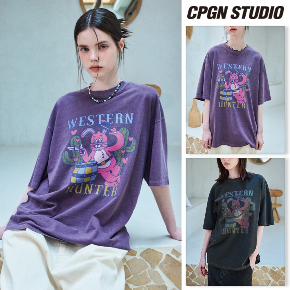 【CPGN STUDIO】 Western Hoppy Pigment Short Sleeve Tee