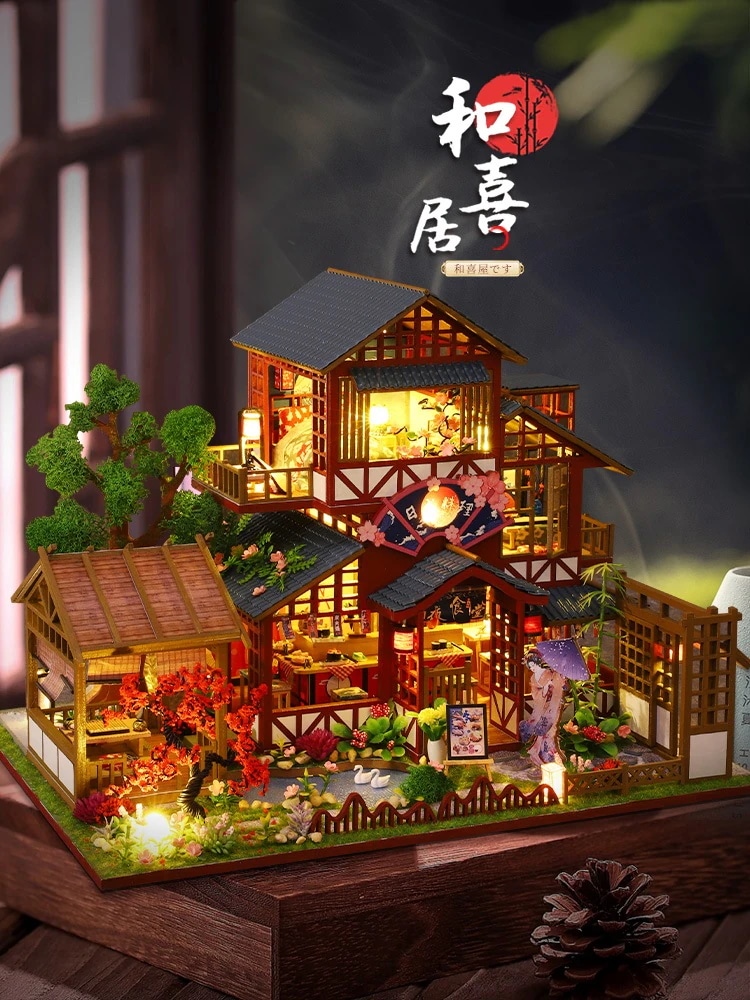 Diy 小屋とロフトヴィラと Xiju 産組み立て 3d モデルおもちゃギフト期間限定で30％オフの価格です