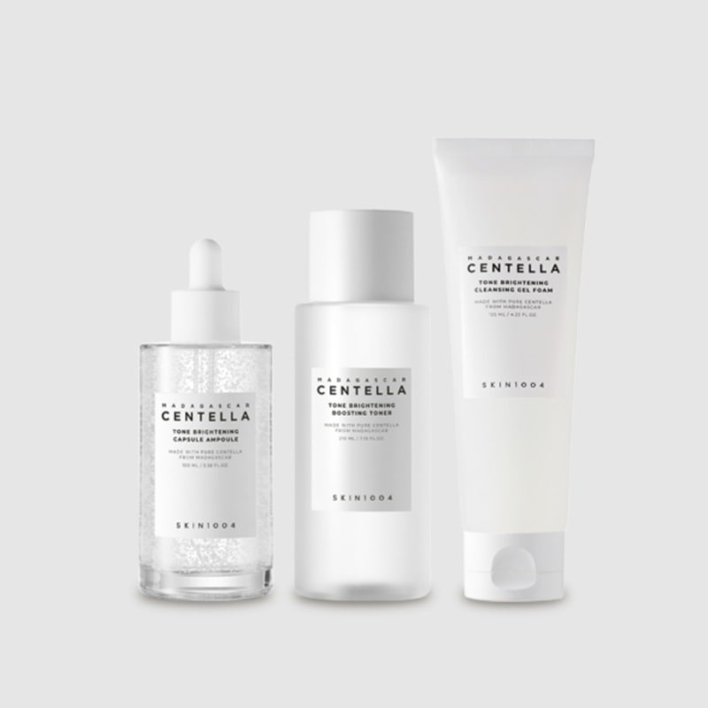 マダガスカル·センテラ トーン ブライトニング 3種 (トナー+アンプル+クレンジングジェルフォーム) 7,692円