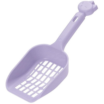 他サイト： コロル　ネコトイレ用スコップ　大粒用　パープル　ＣＲＣ30―17―40―00―00の商品画像
