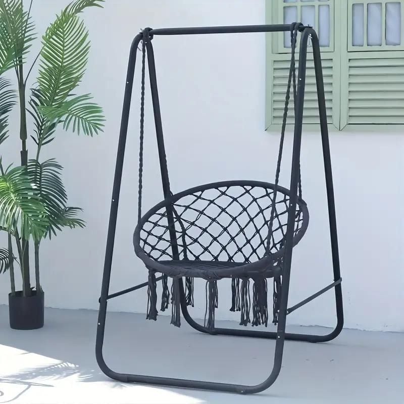 ハンモックチェア 椅子型ハンモック キャンプ アウトドア 室内 室外 子供部屋 お昼寝 おしゃれ 海外リゾート ガーデンブランコ ハンギングチェア スタンドチェア 1人用