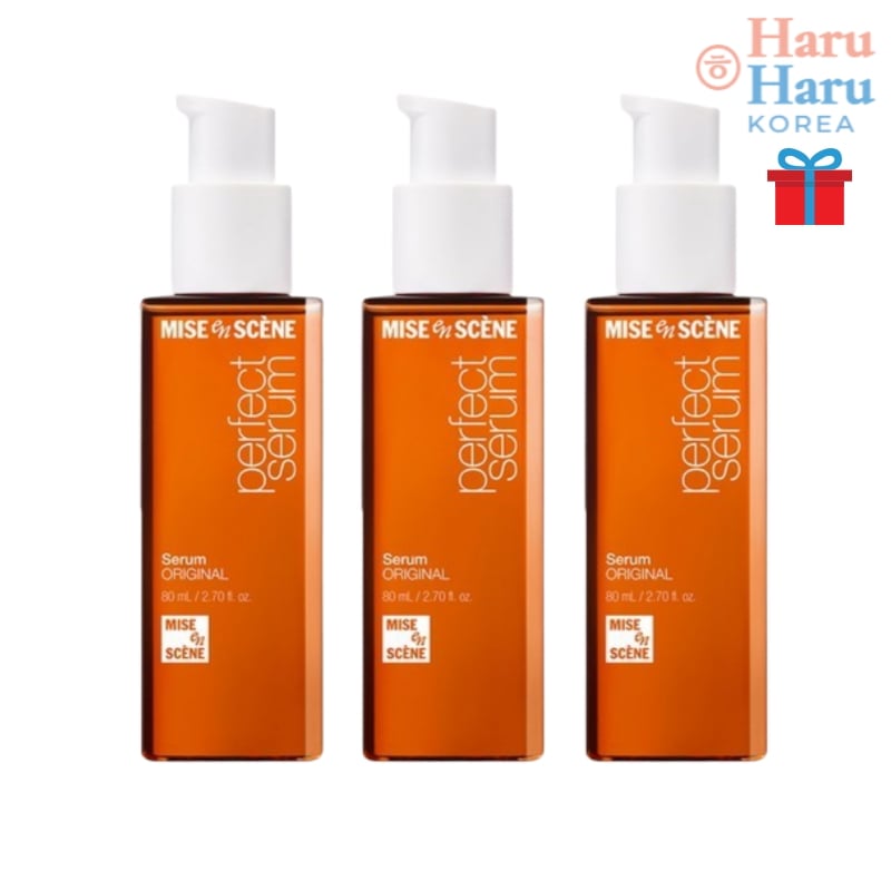 【企画商品1 + 1 + 1】パーフェクトオリジナル ヘアセラム 80ml × 3本セット/ 韓国コスメ 極損傷毛 ヘアパック ダメージヘアケア ヘア保湿 ツヤ ヘアエッセンス 高栄養 サラサラ