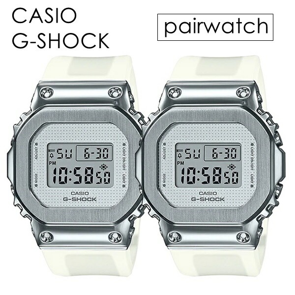 ペアウォッチ CASIO G-SHOCK Gショック ジーショック カシオ 時計 メンズ レディース 腕時計 手表 デジタル スクエアデザイン 半透明ベルト 20気圧防水 海外モデル 小型 軽量 カッ