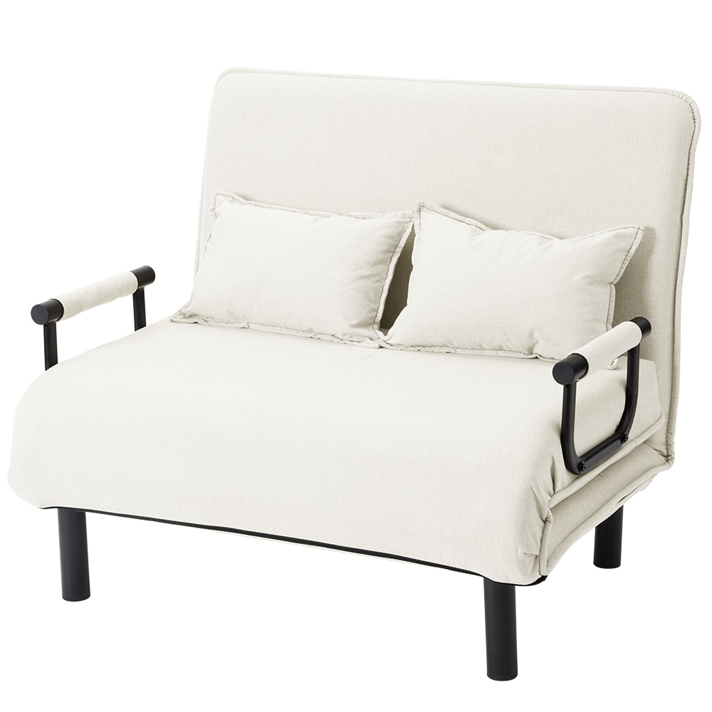 【国内へ発送&送·料·無·料】1454ソファベッド 折りたたみ 3WAY ファブリック生地 カウチソファー 幅60 肘付き 一人掛け 二人掛け カウチ リクライニング 一人暮らし 組立品