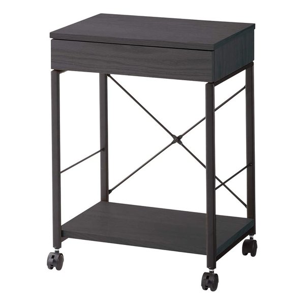 デスクワゴン ブラック W45×D34×H62 END-330BK