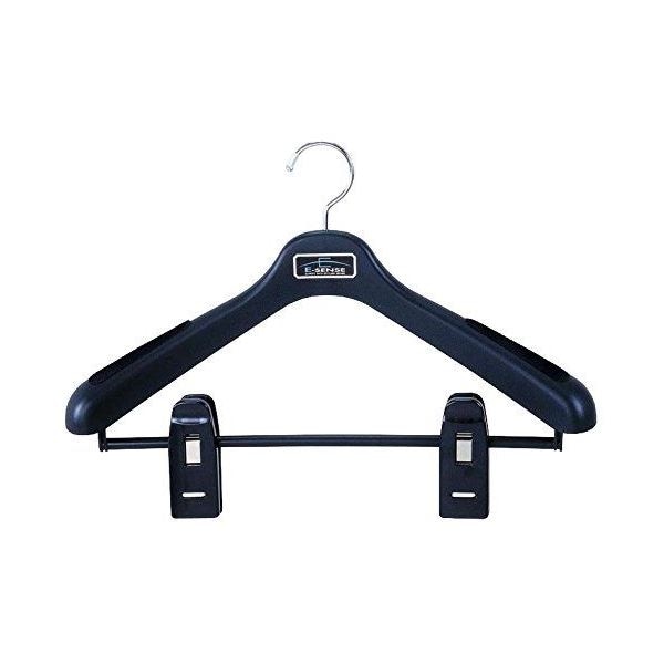 （まとめ） スーツハンガー/エキスパートハンガー 43 ジャンボクリップ付き すべり止め付き 30個セット