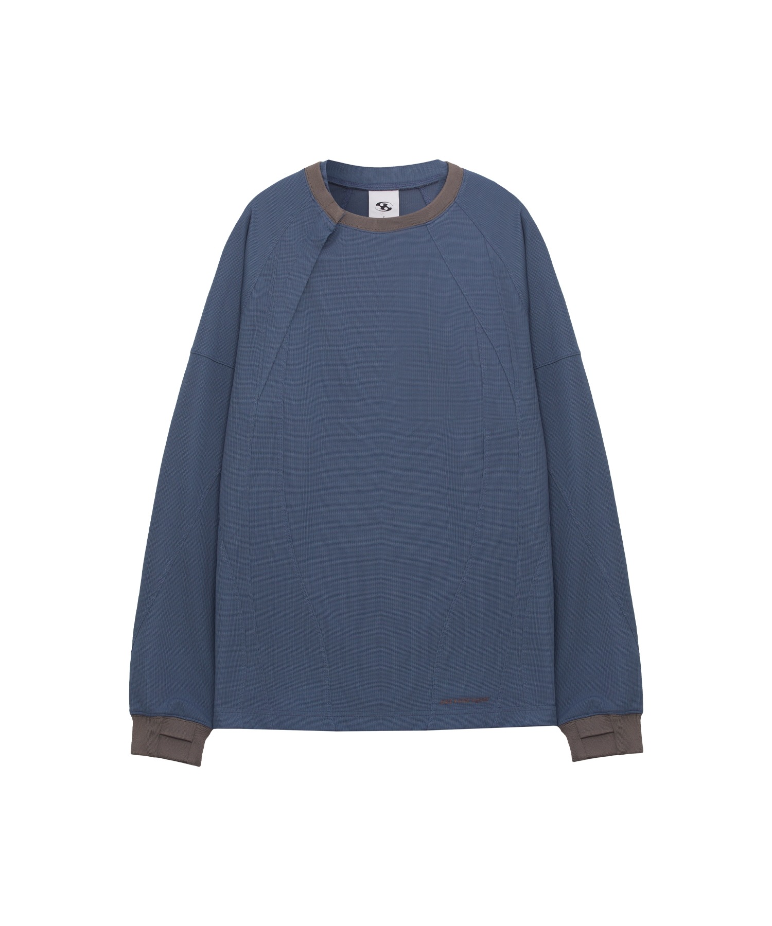 【SANSANGEAR】 PLACKET LONG SLEEVES : SPRUCE BLUE