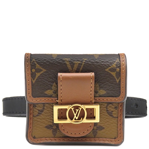 ルイヴィトン LOUIS VUITTON ブレスレット ブラスレ パーティー ドーフィーヌ モノグラムキャンバス モノグラムリバースキャンバス モノグラム×モノグラムリバース ゴールド金具 イヤホンケ