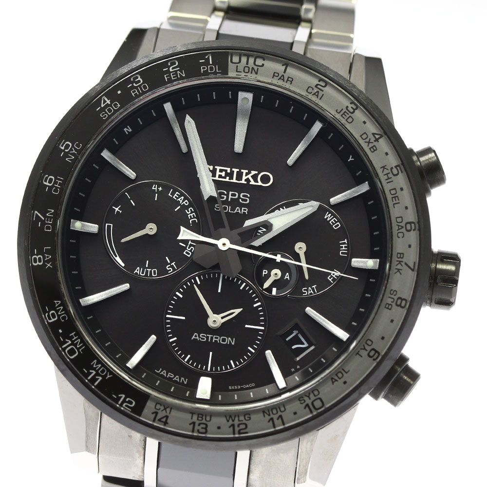 セイコー SEIKO SBXC011/5X53-0AD0 アストロン GPS ソーラー電波 メンズ 箱保証書付き_802694【中古】