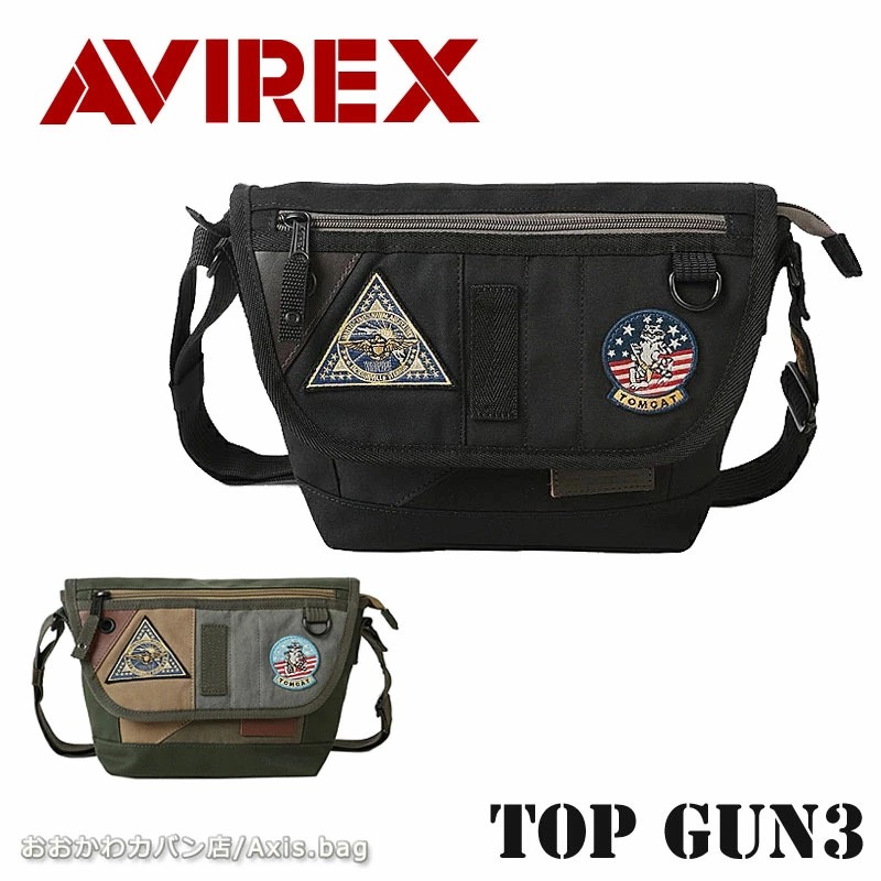 AVIREX ミニ メッセンジャーバッグ ショルダーバッグ TOP GUN3 トップガン3 avx3520n