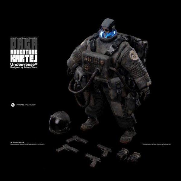 Underverse Adventure Kartel D.A.G.R SHADOW black 1/6 アクションフィギュア UV202222