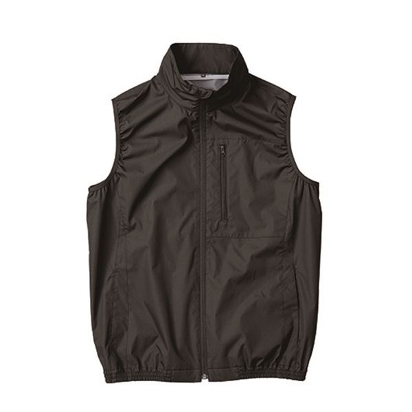 KU92140 空調服 ポリエステル製 遮熱 タチエリ ベスト 服のみ ブラック LL