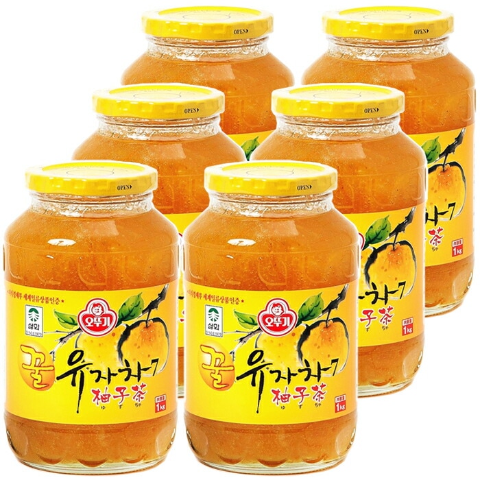 オトギ 蜂蜜柚子茶 1kg×6本 はちみつゆず茶 ビタミンC まとめ買い ゆず茶 甘味 果肉入り 美味