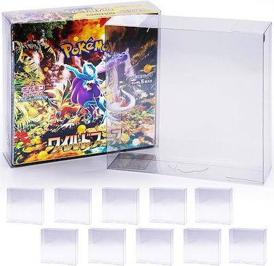 他サイト： コレクター共同開発 ポケモンカード BOX ローダー 保管用ケース UVカット セミハード(透明, レギュラーBOX)の商品画像