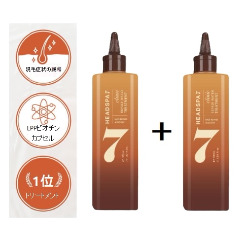 [1+1]クリニック リペア ヘアトリートメント 350ml 2本 / 脱毛緩和 / ヘッドスパ Kbeauty