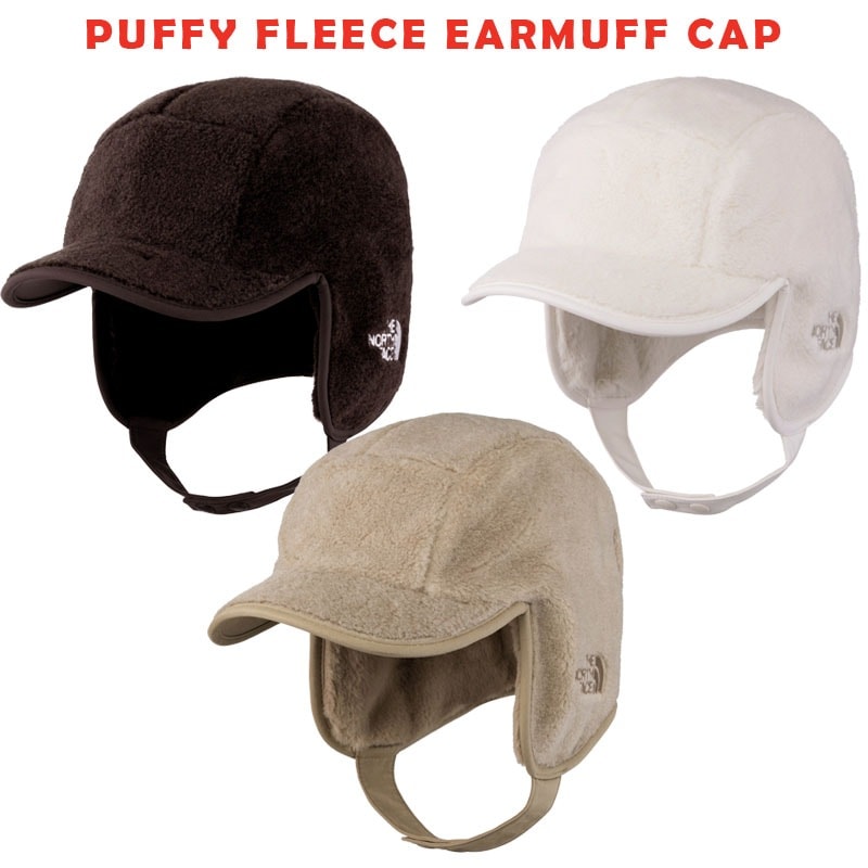 韓国正規品保証 関税負担なし NE3CQ55J PUFFY FLEECE EARMUFF CAP デイリー 基本 着装 男子 女子 人気 韓国 ファッション 男女共用 アウトドア