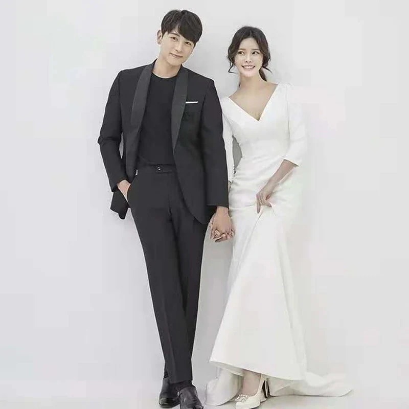 2024 新作 高級感 気質 ワンピース 結婚式 ドレス 花嫁ロングドレス 結婚式ワンピース 韓国ファッション パーティードレス ウェディングドレス 白62