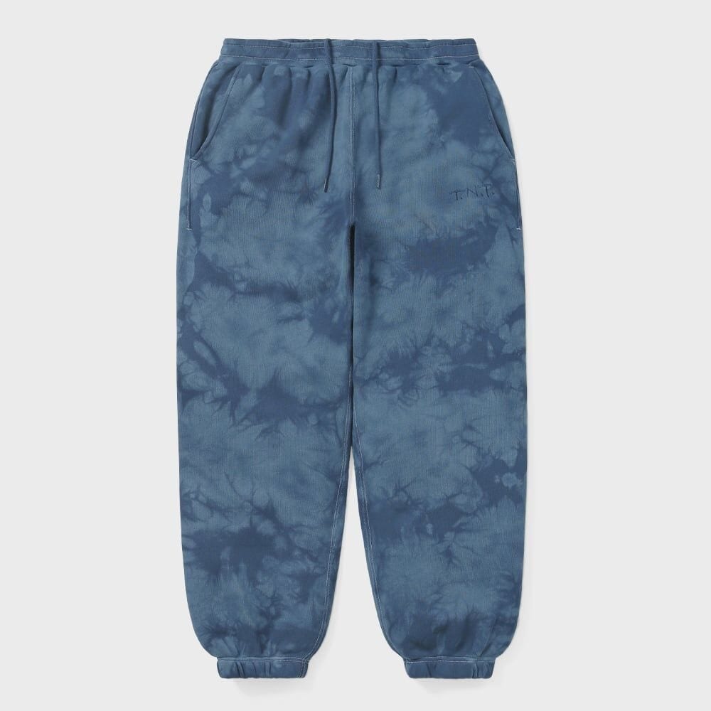 ディスイズネバーサット Uneven Dyed Sweatpant Blue