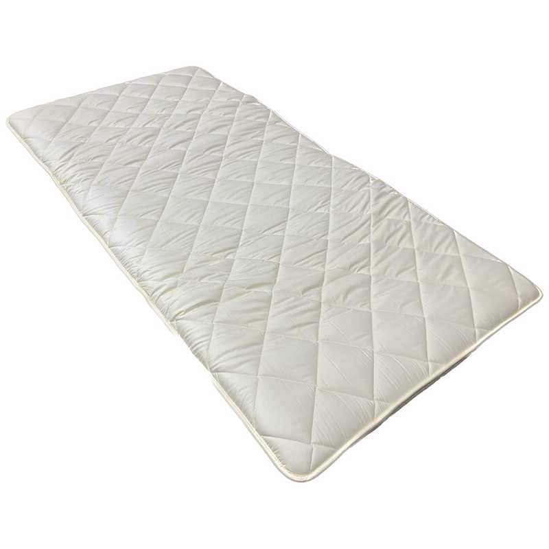 大宗　敷ふとん へたりづらい 羊毛混三層 敷布団 (100×210cm) ベージュ