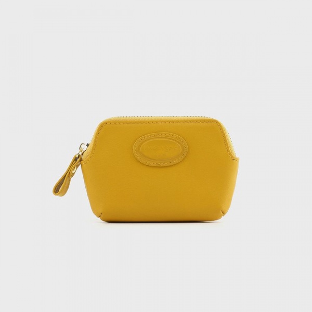 (モナサック) モナックモンヌ牛革コインウォレットマスタード AL51-2291-MU