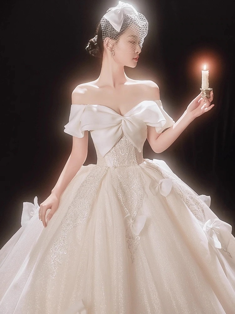 パーティードレス ウェディングドレス 新作 白 レース 高級感 ロングワンピース 結婚式 花嫁 成人式 お呼ばれ ウェディング 演奏会 二次会 前撮り ワンピース ロングドレス
